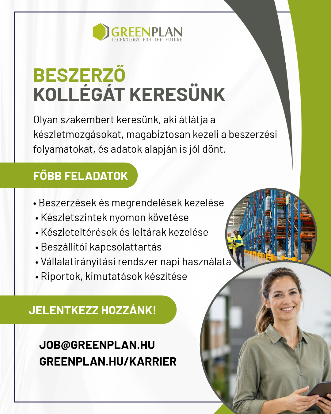 Beszerző munkatársat keresünk!